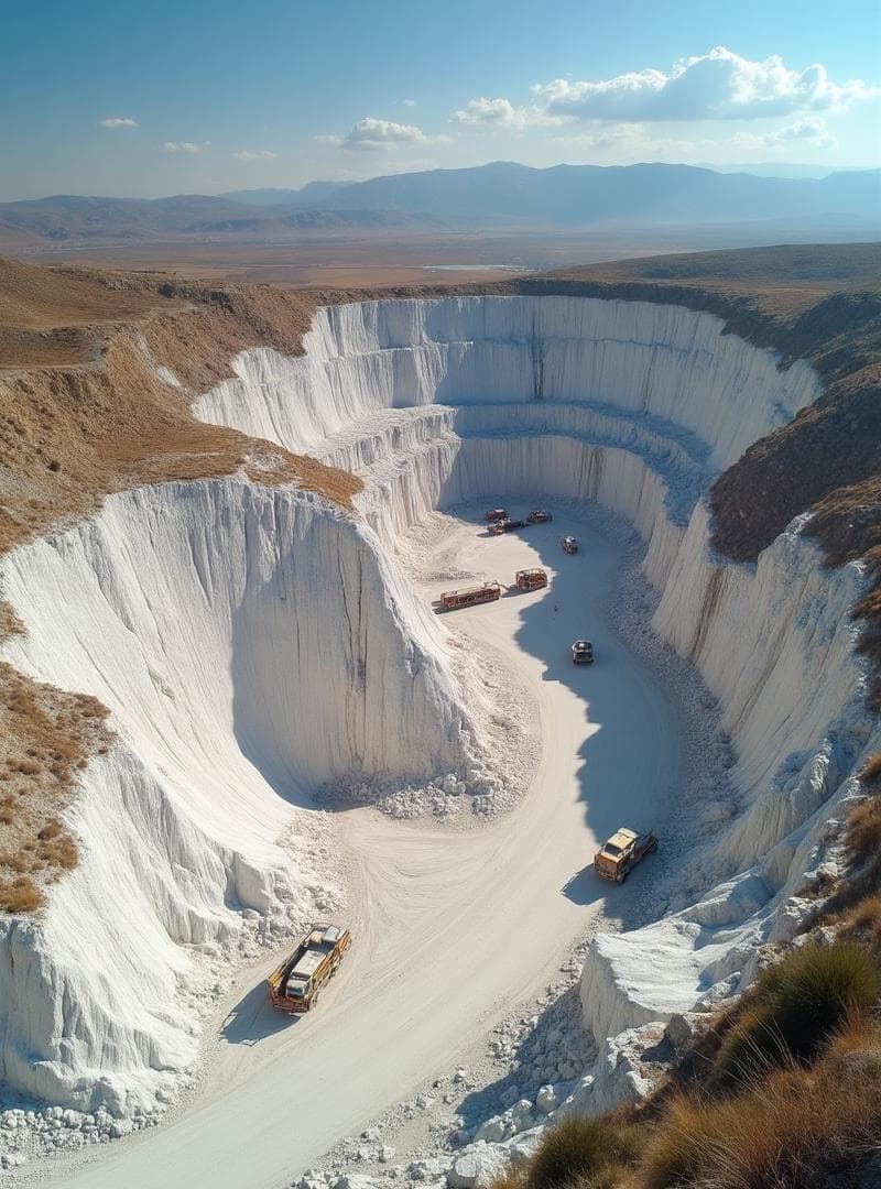 Afyon White Marble Quarry