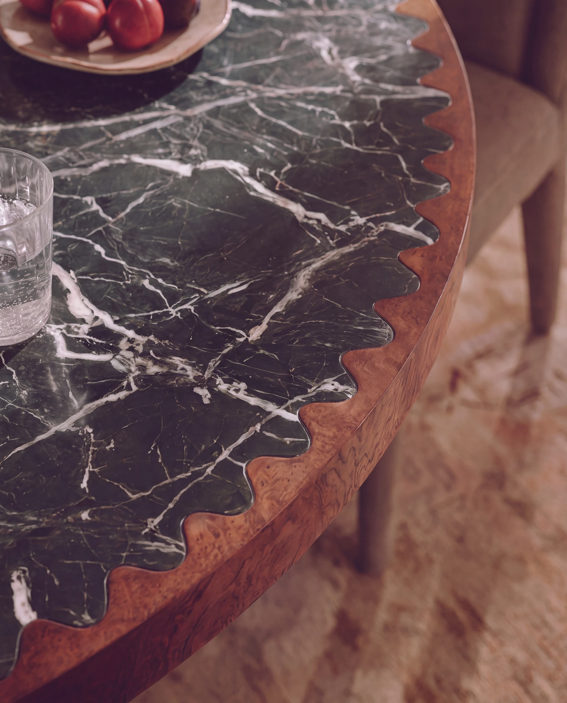 Insta Home Green Round Dining Table thumbnail 2