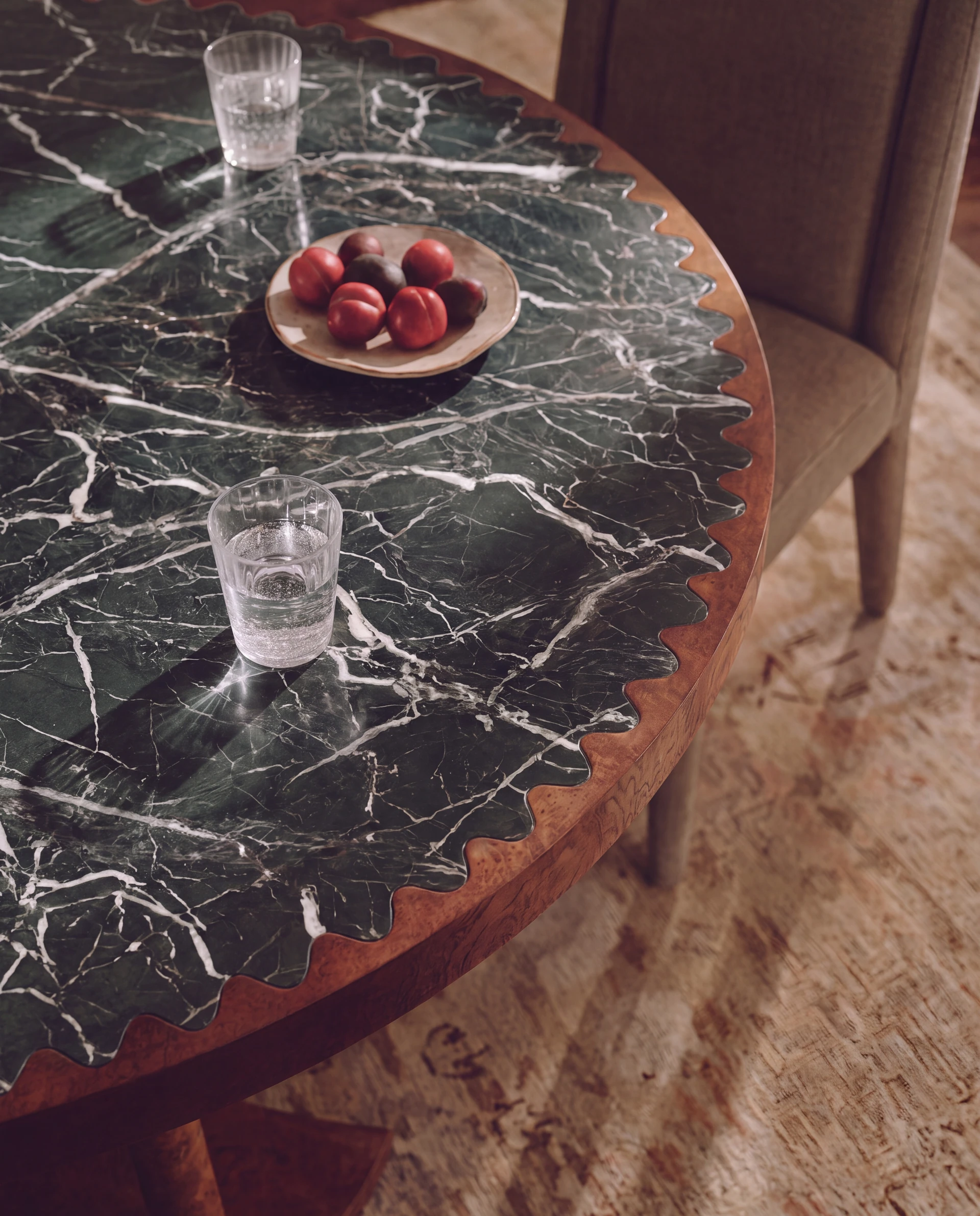 Insta Home Green Round Dining Table thumbnail 4