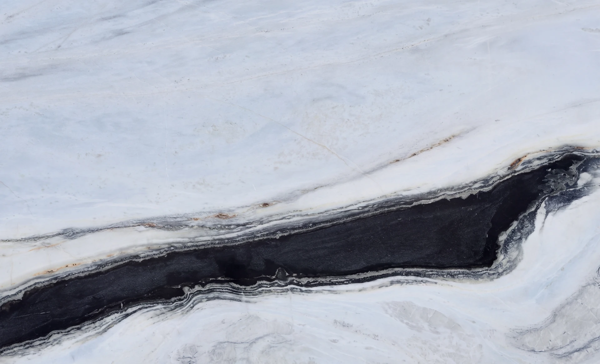Panda White Marble Slab thumbnail 3