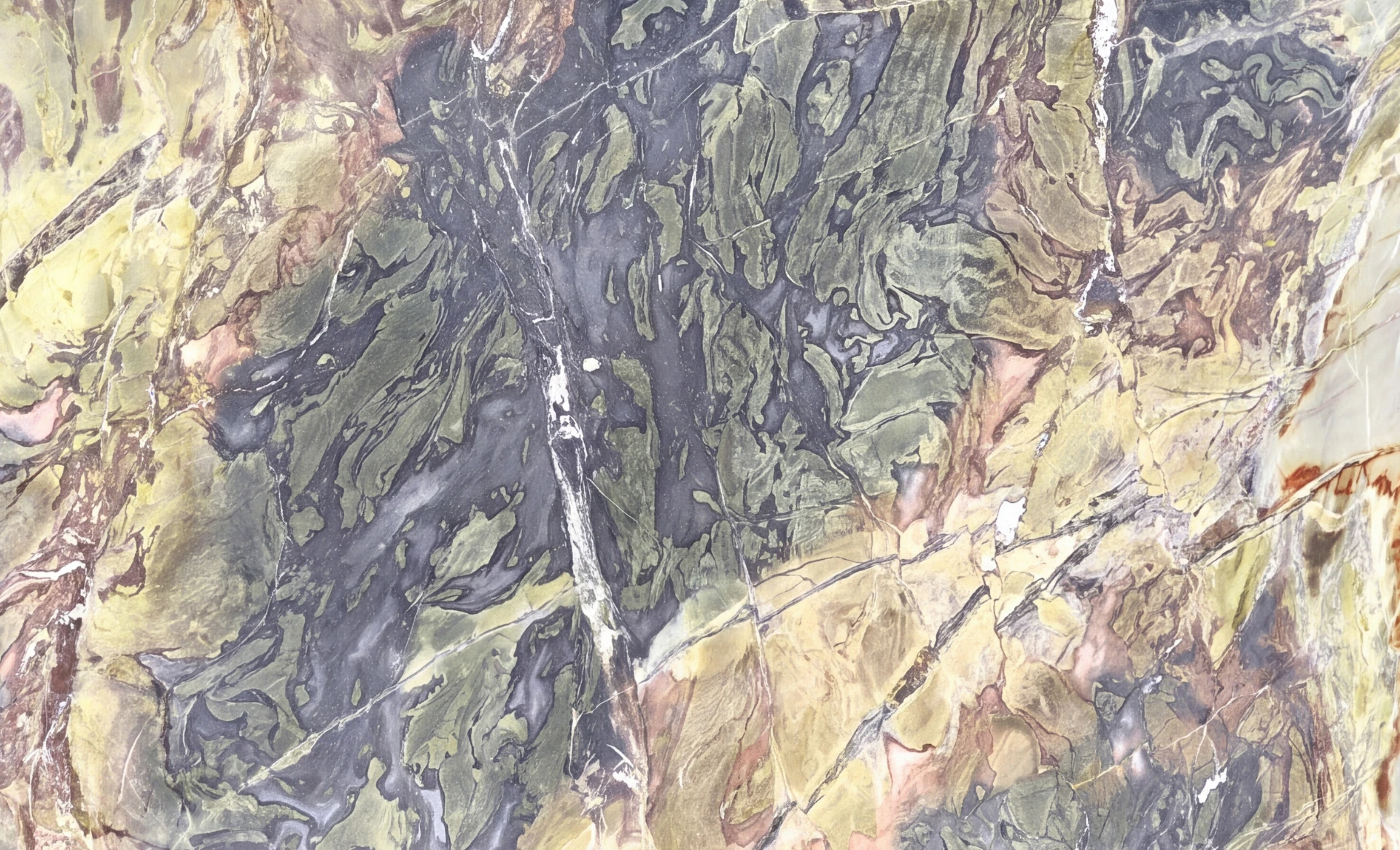 Grüner Marmor aus Brasilien Marmorplatte thumbnail 3
