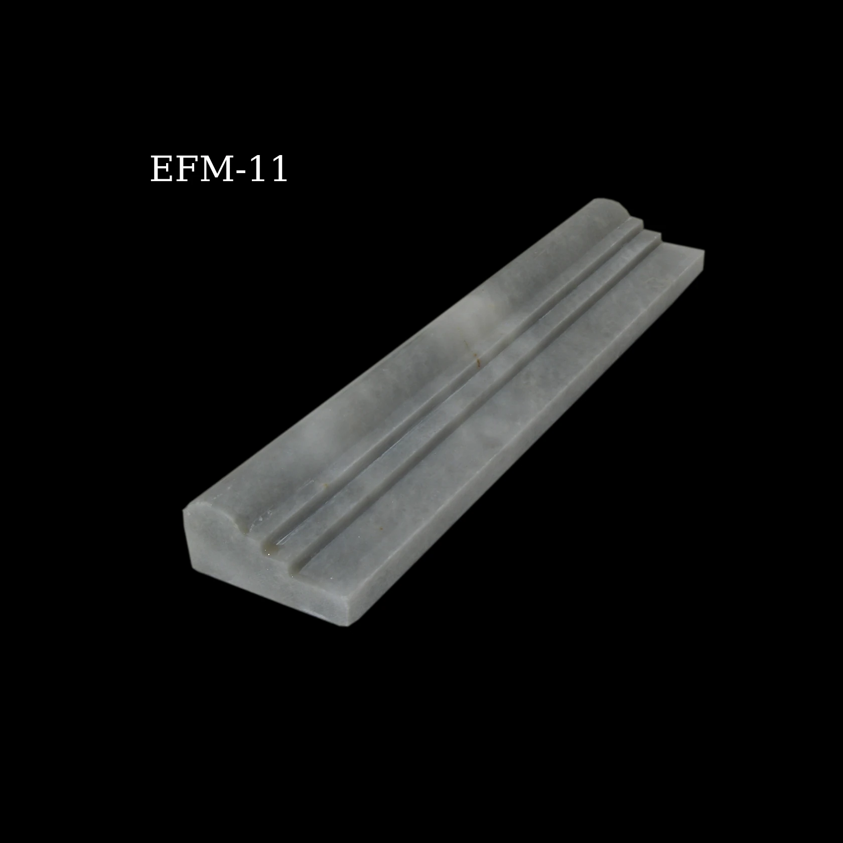 Grey Stepped Bullnose Linear Moulding