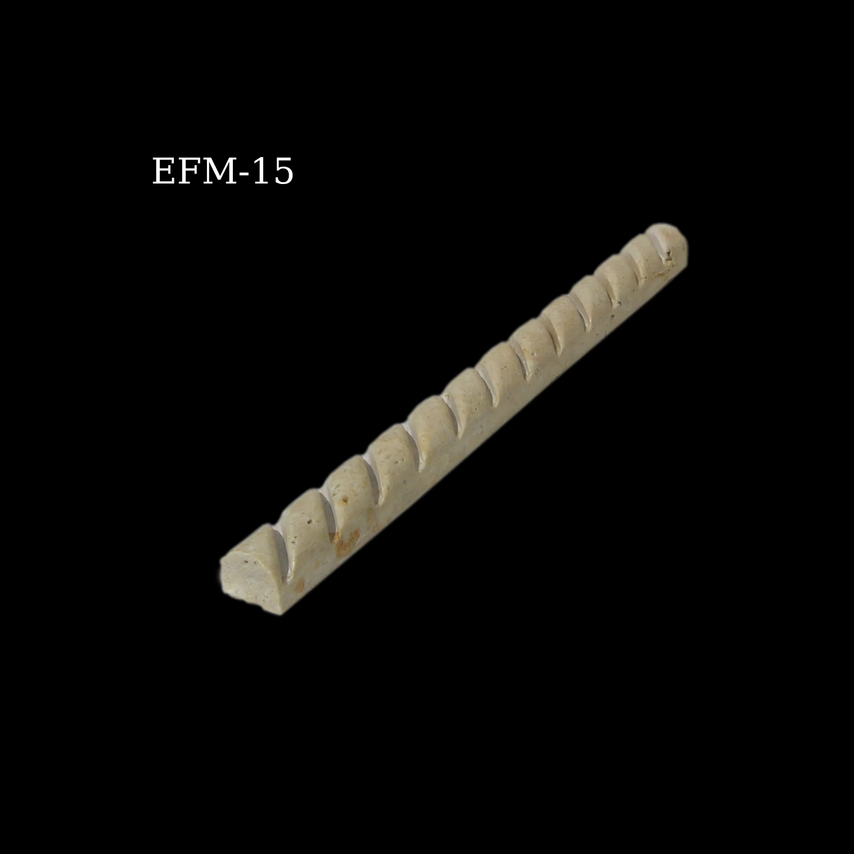 Cream Carved Wave Profile Moulding