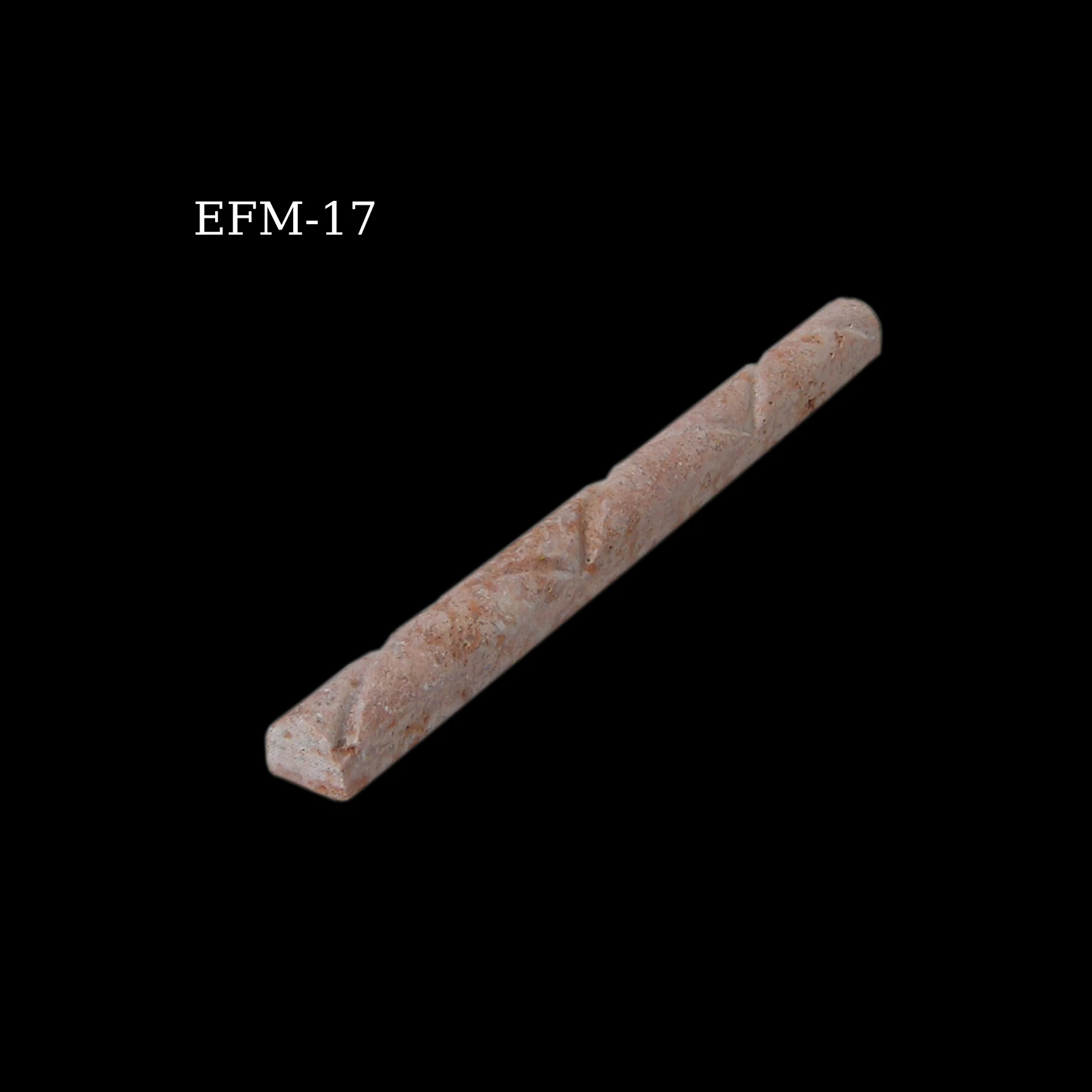 Pink Diagonal Carved Linear Moulding
