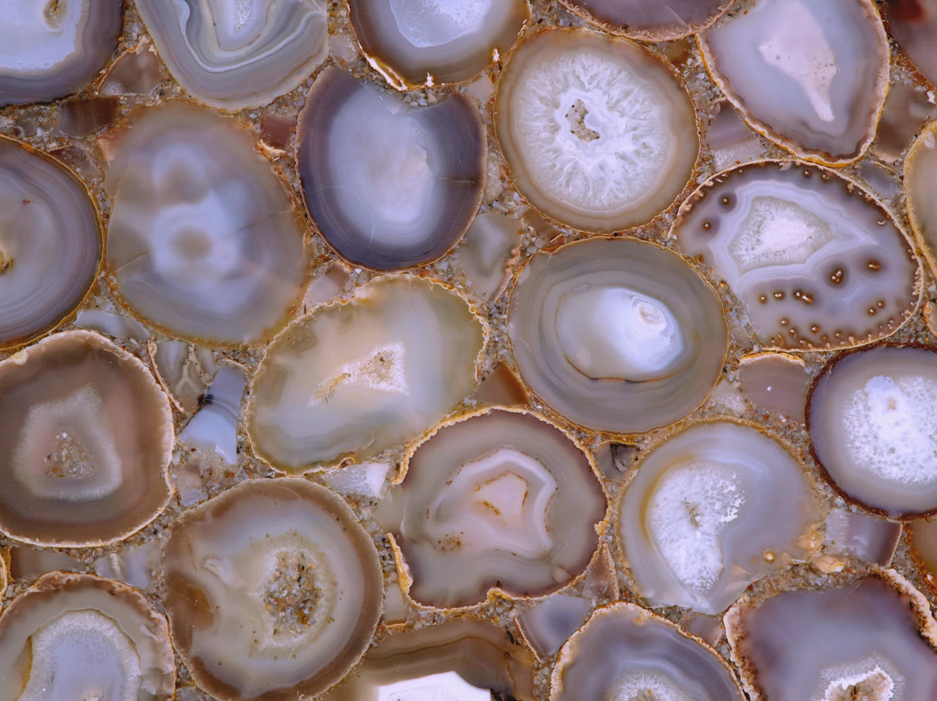 Agate Yarı Değerli Taşlar