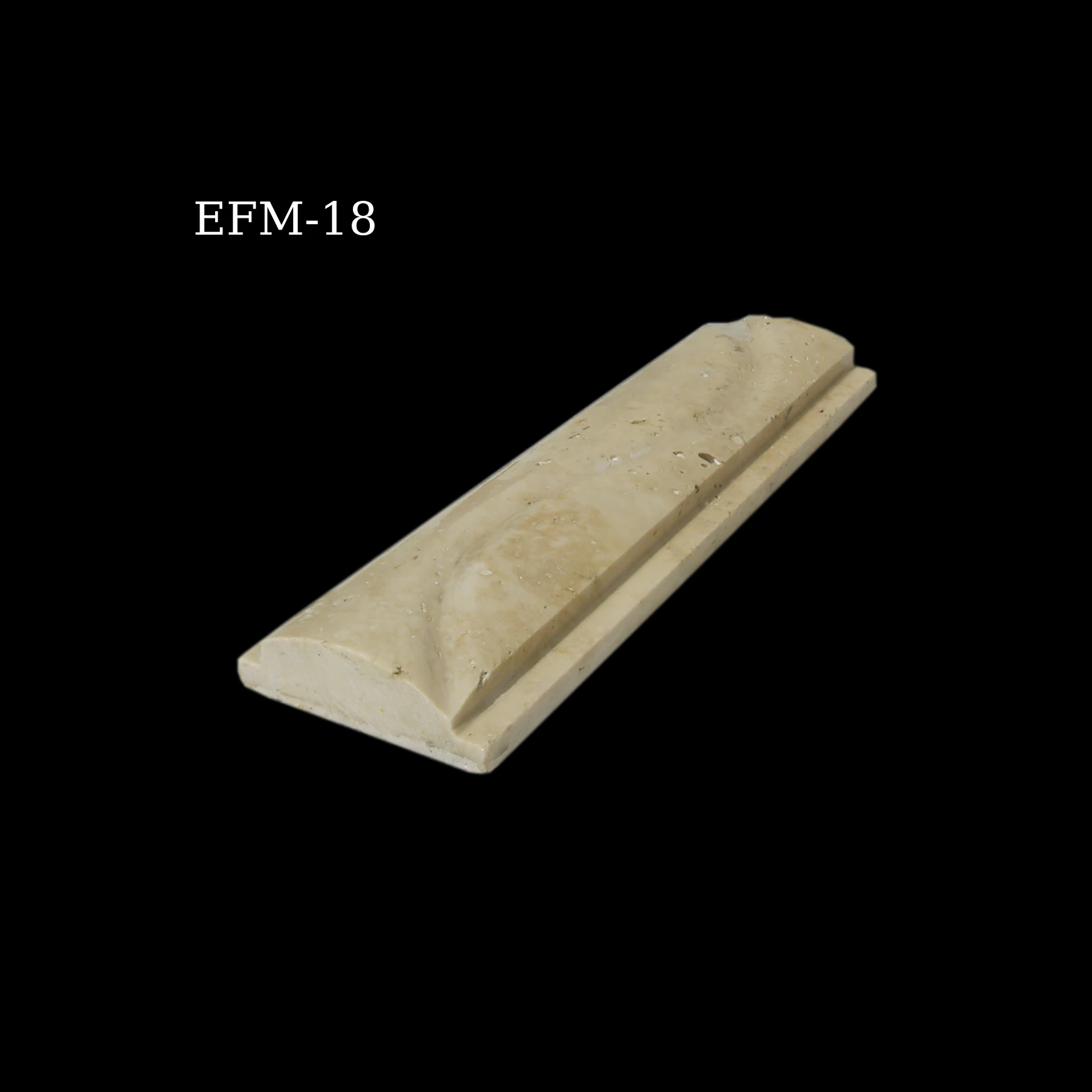 Beige Contoured Profile Moulding Trim