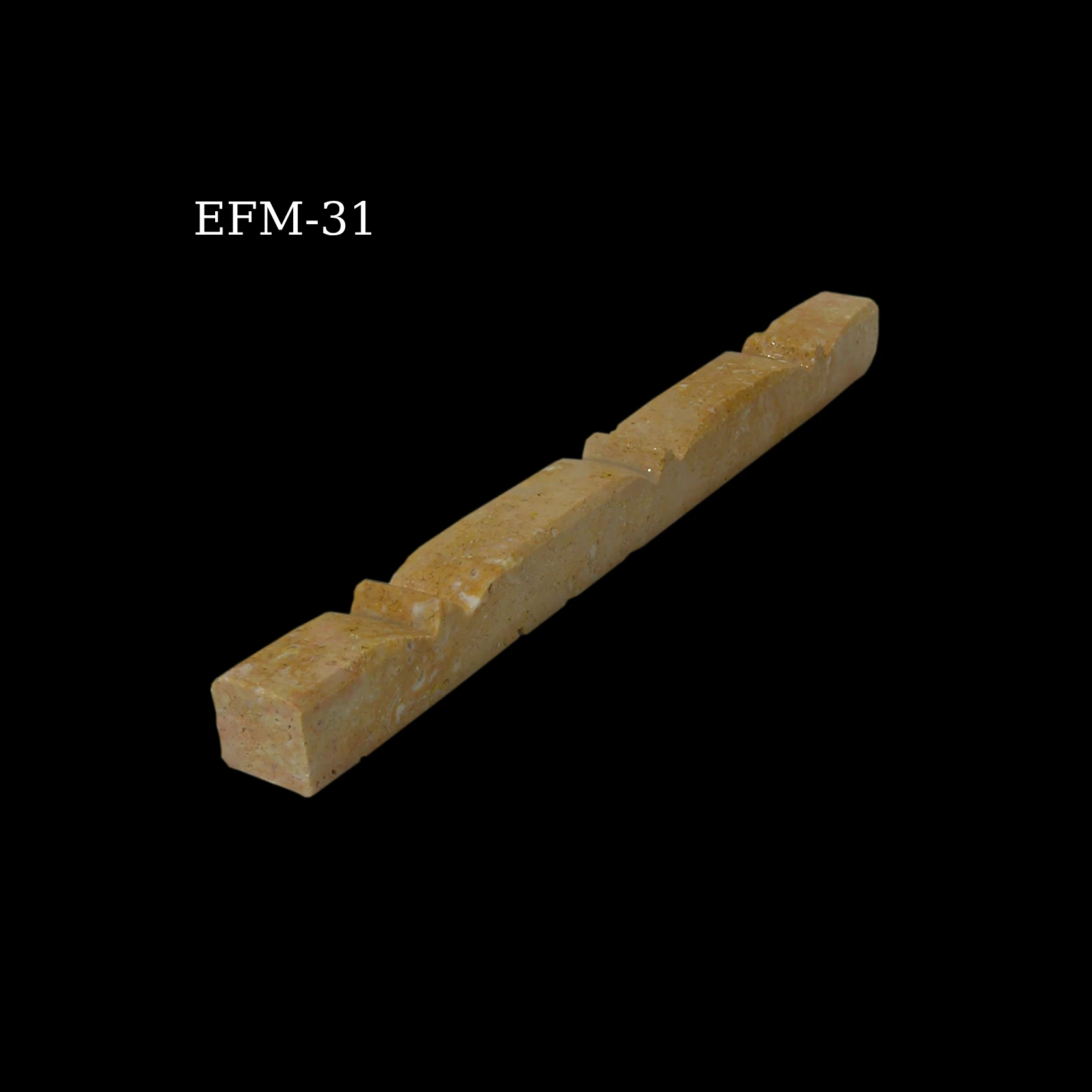 Ochre Stepped Profile Linear Moulding