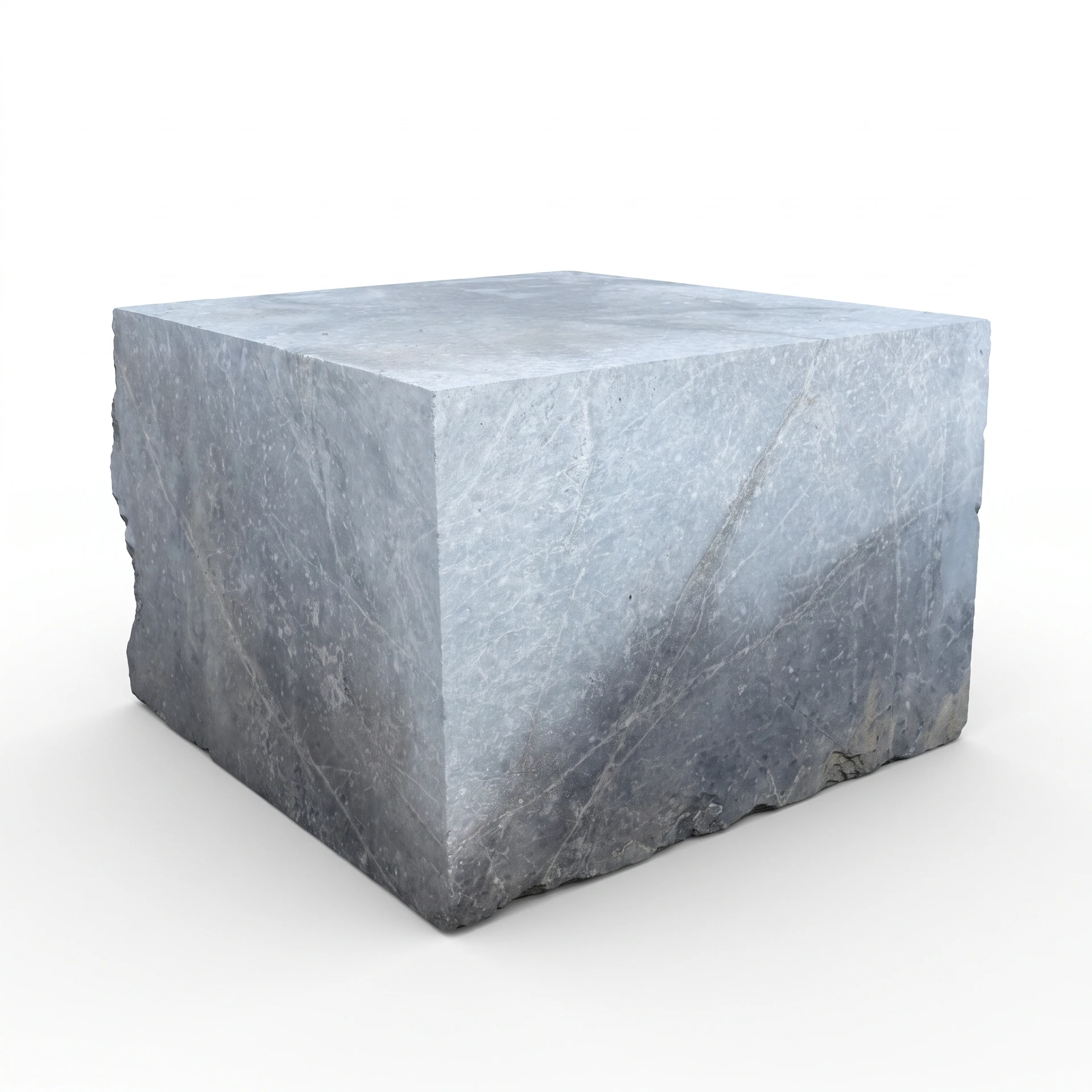 Tundra Blue Marmor Rohblock