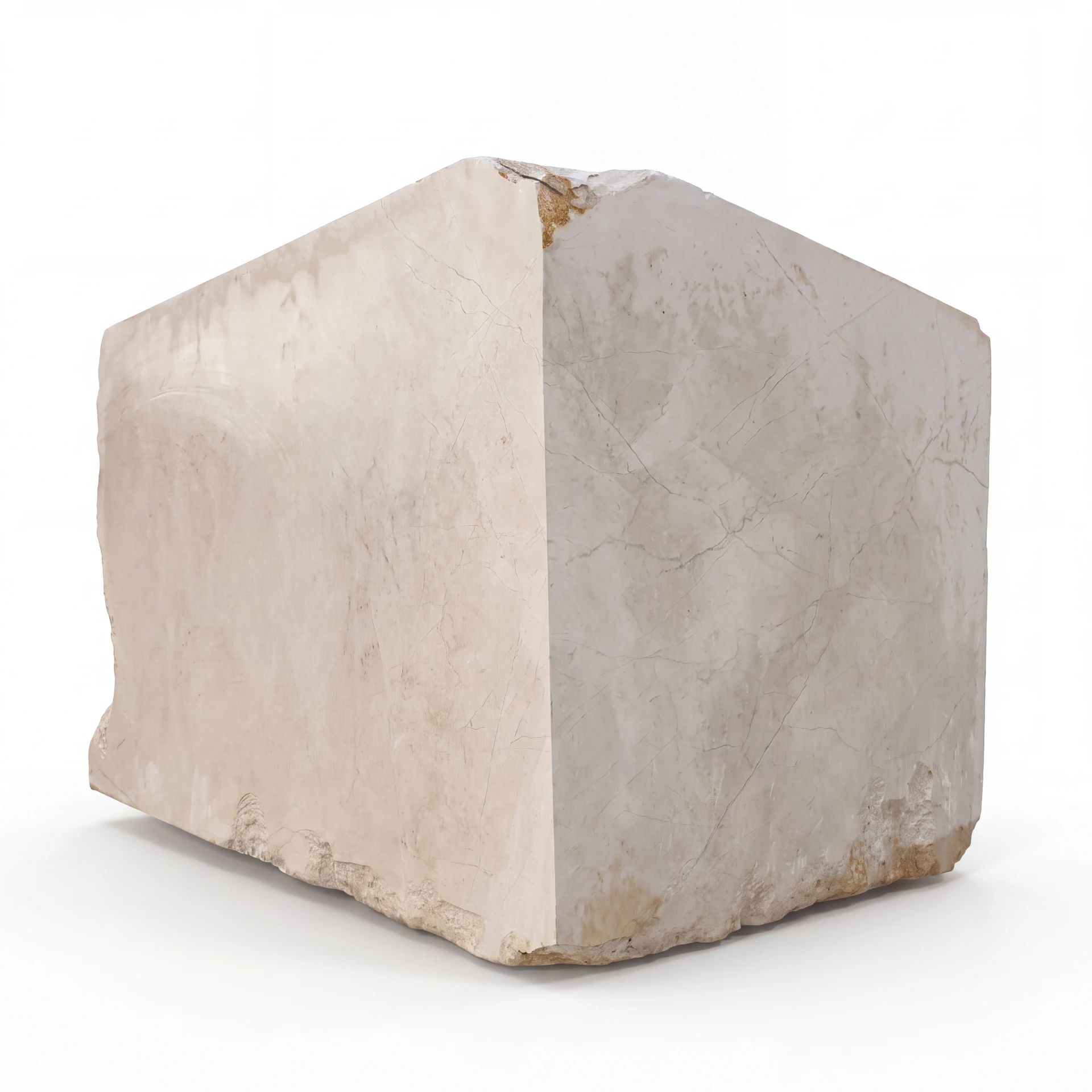Burdur Beige Marble Block
