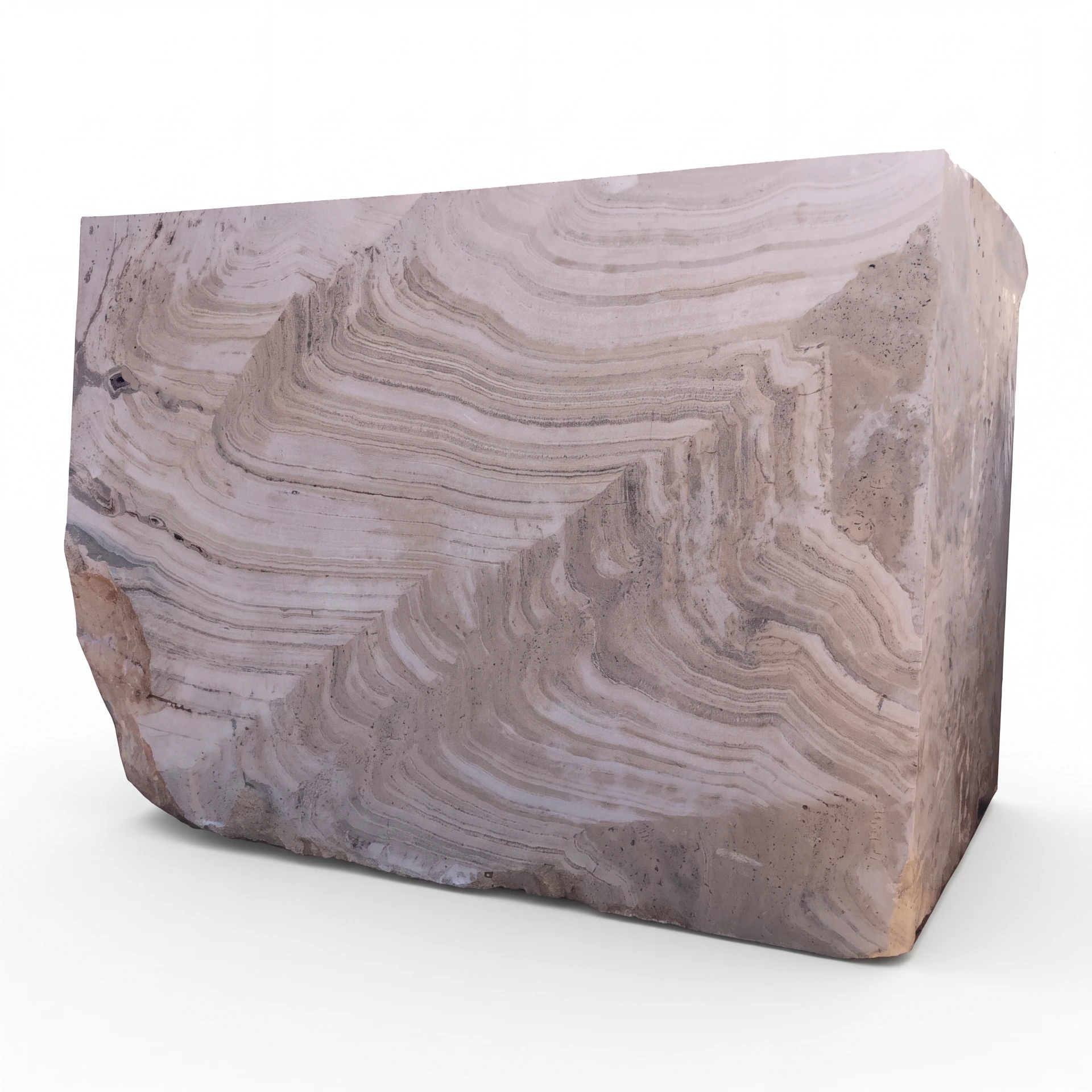 River Travertine Block