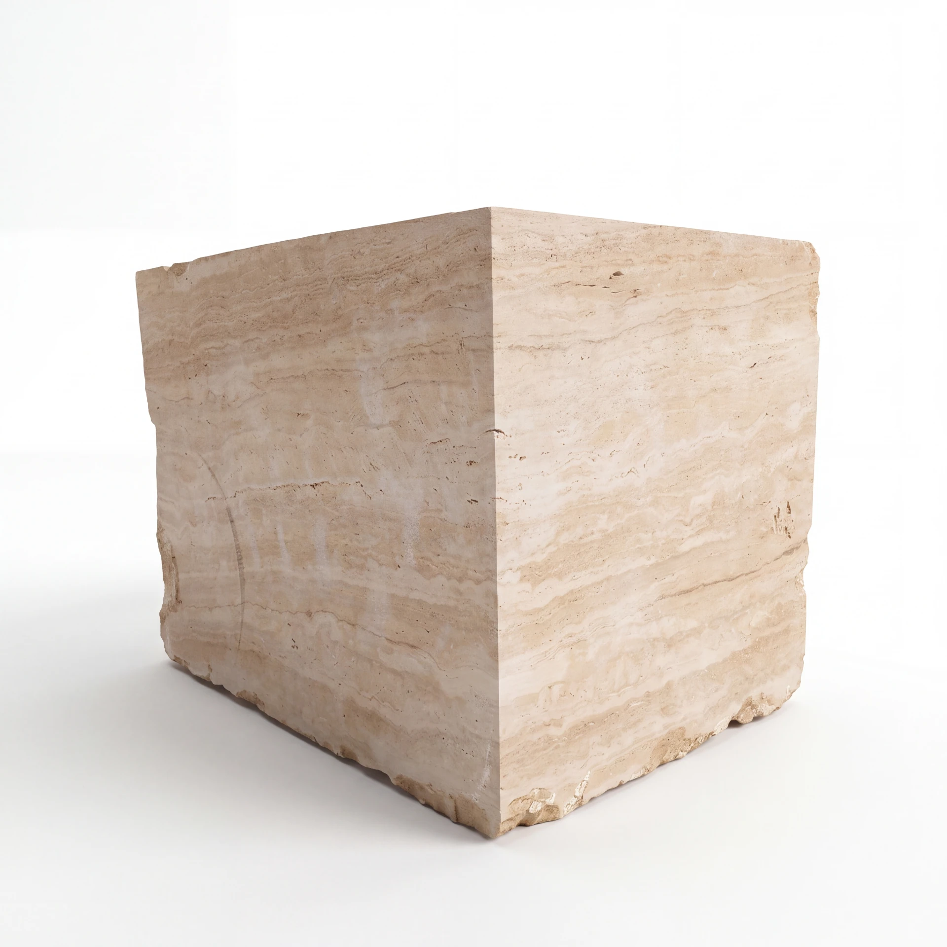 Classic Travertine Vein Cut Block