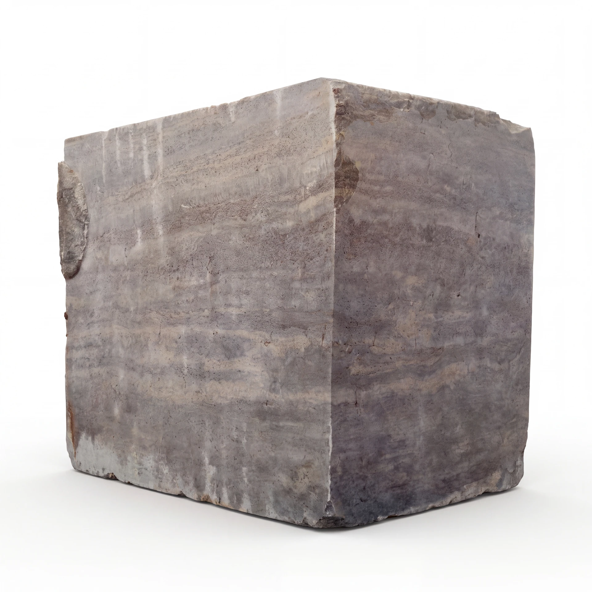 Gümüş Traverten Vein Cut Premium Blok