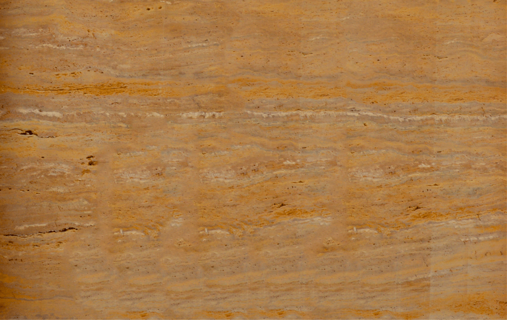 Travertin Saffron Vein Cut Tranche