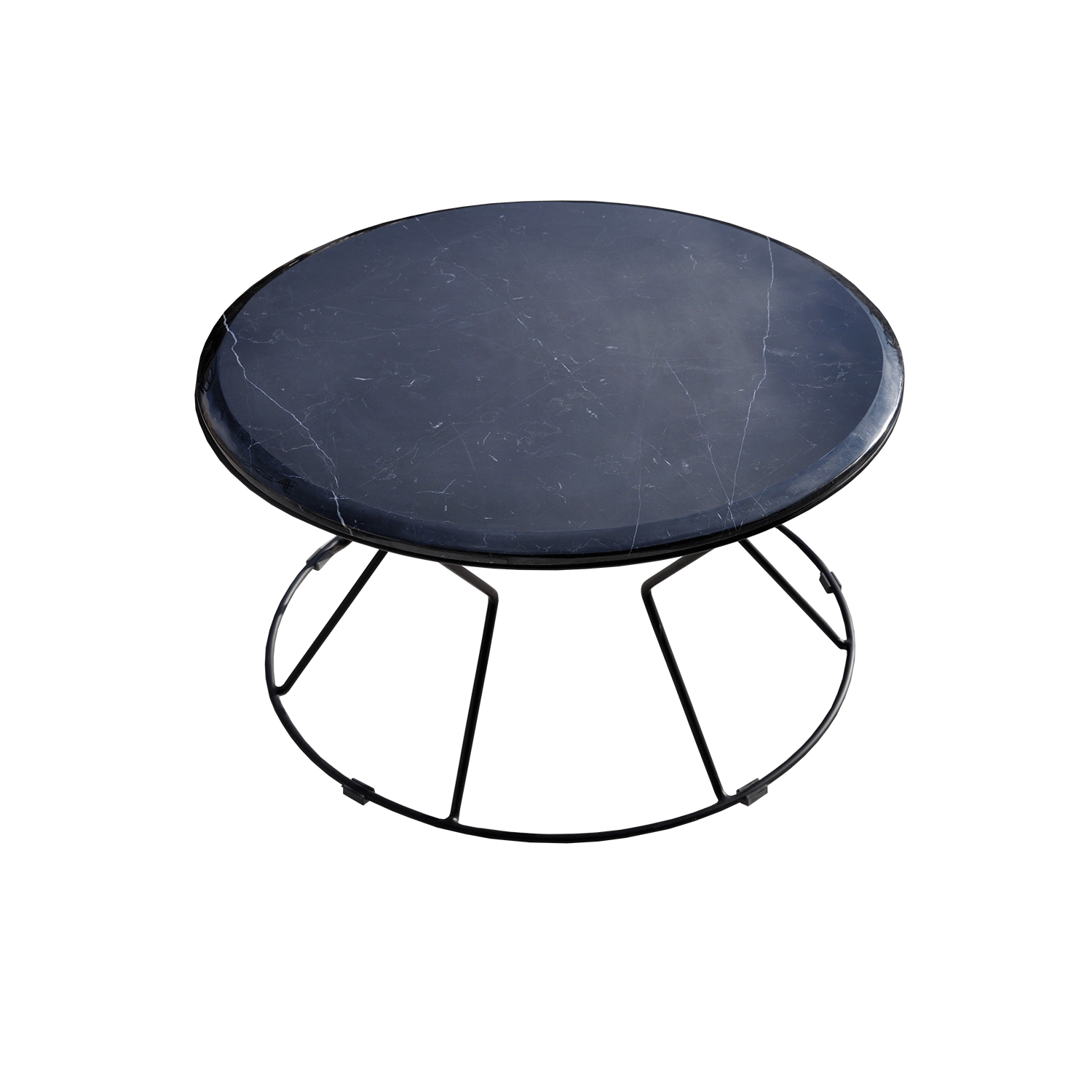 Nero Marquina Coffee Table - Black Marble Design
