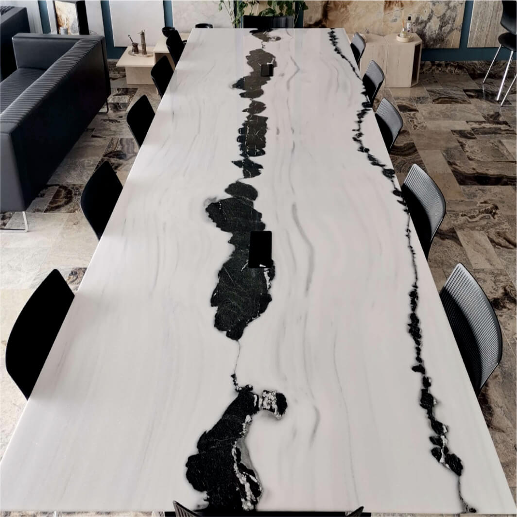 Panda White Marble