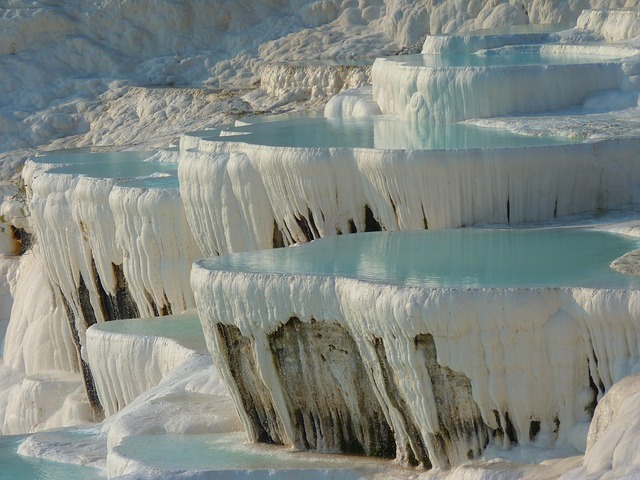 white travertine decorative