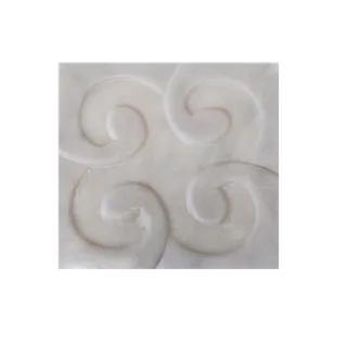 Symmetrical Spiral Scroll Carved Wall Panel
