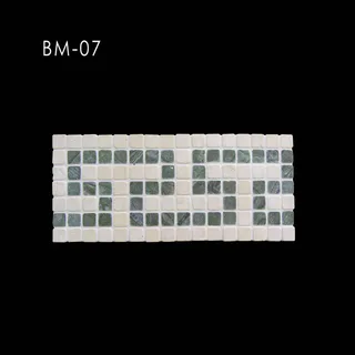 Mosaïque Bordure Géométrique en Escalier