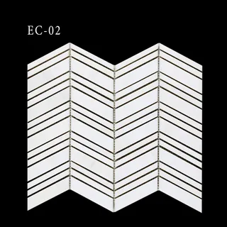 Exclusive Mosaic Collection Linear Chevron Pattern