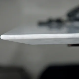 White Rounded Bevel Edge Detail