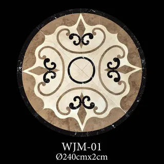 Circular Scrollwork Waterjet Medallion thumbnail 2