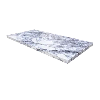 Rectangular High-Contrast Linear Pattern Table Surface