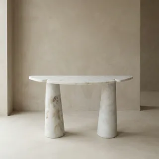 Mesa Consola de Mármol Afyon Sugar