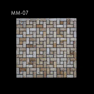 Mosaïque Géométrique Moulin à Vent