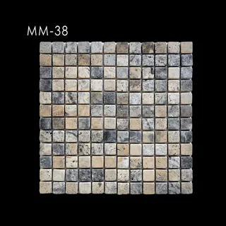 Poröses multitonales Quadratgitter-Mosaik