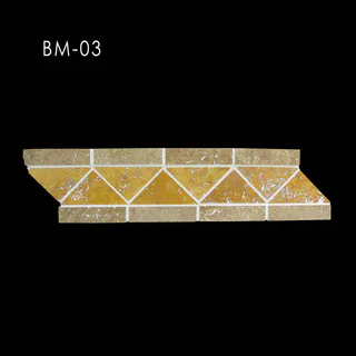 Mosaïque de Bordure Géométrique Triangulaire