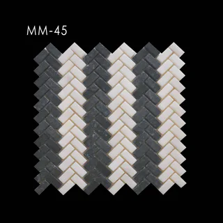 Herringbone Contrast Mosaic