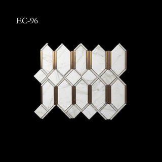 Elongated Hexagon and Vertical Bar Mosaic