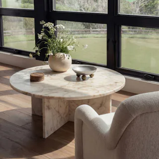 Circular Low Profile Coffee Table