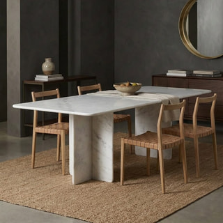 Rectangular Pedestal Dining Table