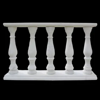 Tapered White Turned Balustrade