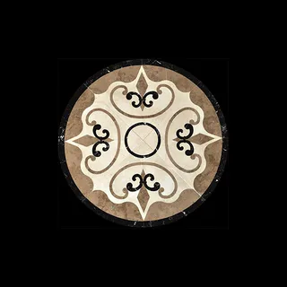 Circular Scrollwork Waterjet Medallion