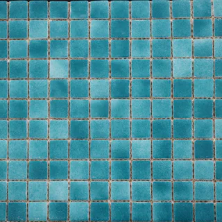 Gesprenkeltes quadratisches Glasmosaik Teal Gesprenkeltes quadratisches Glasmosaik Teal