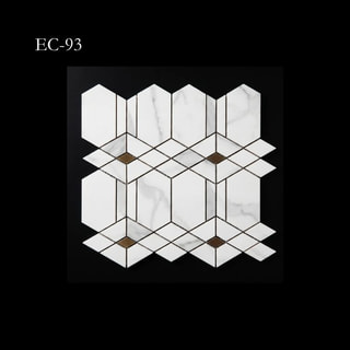 Interlocking Diamond and Elongated Hexagon Mosaic EC-93 Mosaic
