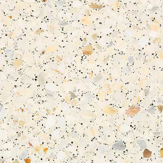 SM-1875 Baldosa de Terrazo Blanco Roto a Crema