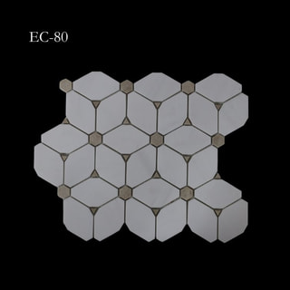 Geometric Cube and Hexagon Pattern