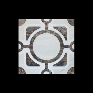 Geometrik Dairesel Bağlantılı Waterjet Karo
