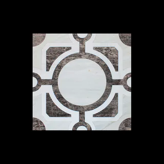 Geometrik Dairesel Bağlantılı Waterjet Karo