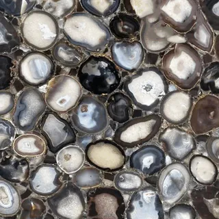 Gray Agate Gemstone Slab