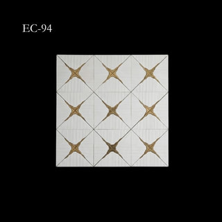 Ribbed Square and Star Mosaic Ribbed Square and Star Mosaic