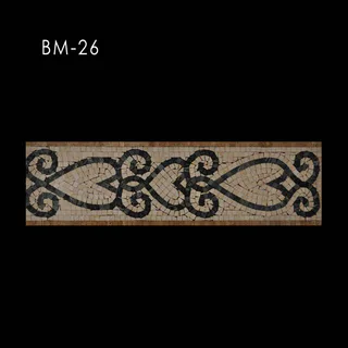 Mosaïque Bordure à Volutes