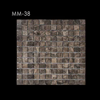 Dunkles quadratisches Raster-Blockmosaik