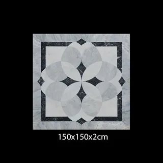 Diamant Jet d'Eau à Pétales Imbriqués