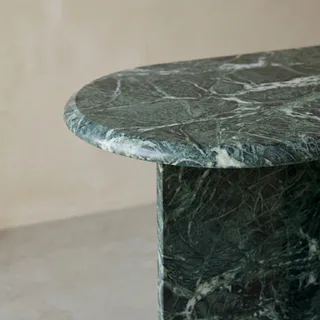 Mesa Consola de Mármol Verde Forest thumbnail 2