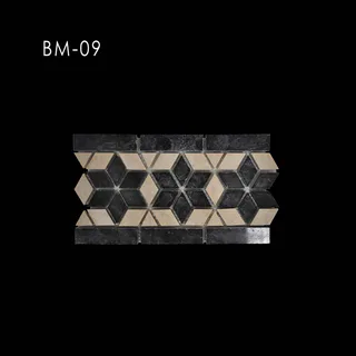 Mosaïque Bordure Géométrique Starburst