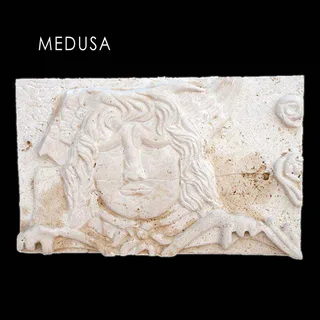 Medusa Relief Figurative Wall Panel